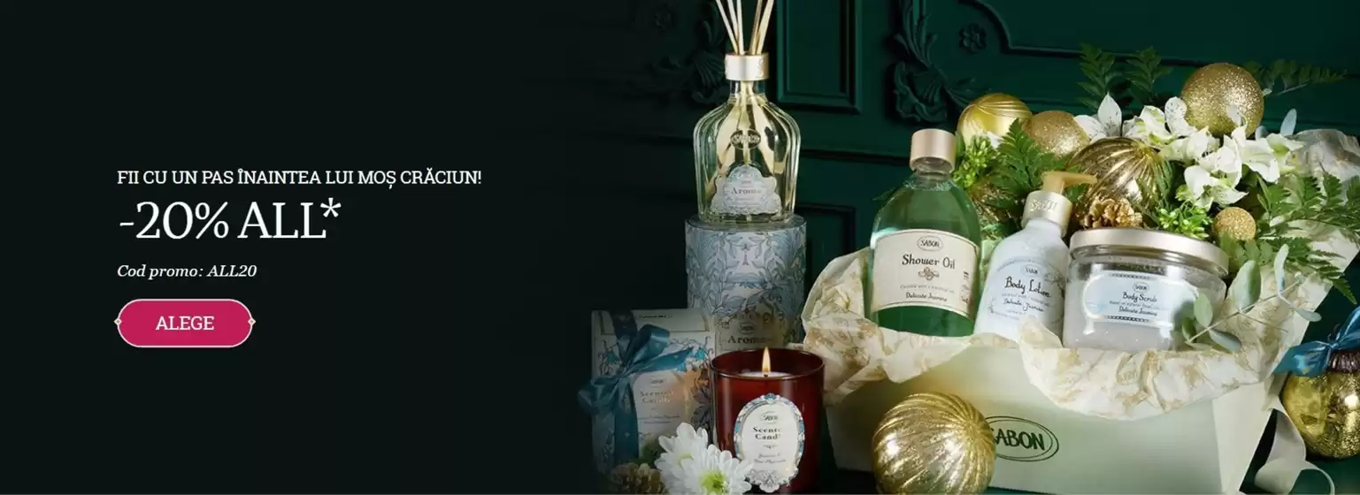 Catalog SABON Vălenii de Munte | FII CU UN PAS ÎNAINTEA LUI MOŞ CRĂCIUN! | 2025-12-12T00:00:00.000Z - 2025-12-14T00:00:00.000Z