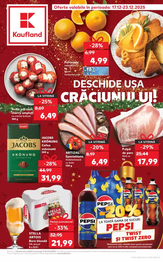 Catalog Kaufland Sibiu | Cele mai bune chilipiruri ale noastre | 2025-12-17T00:00:00.000Z - 2025-12-23T00:00:00.000Z