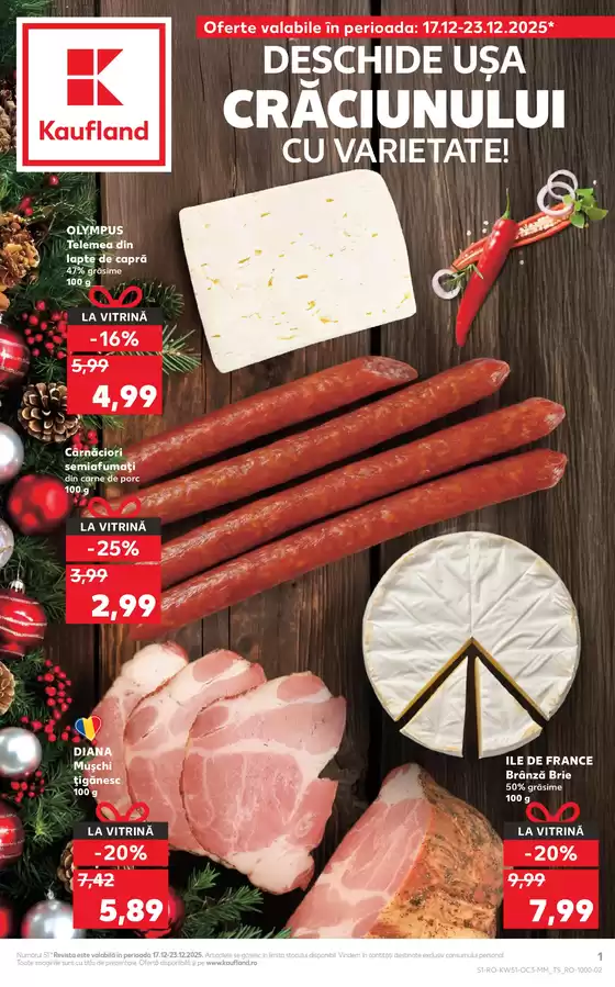 Catalog Kaufland Sibiu | Cele mai bune oferte pentru dumneavoastră | 2025-12-17T00:00:00.000Z - 2025-12-23T00:00:00.000Z
