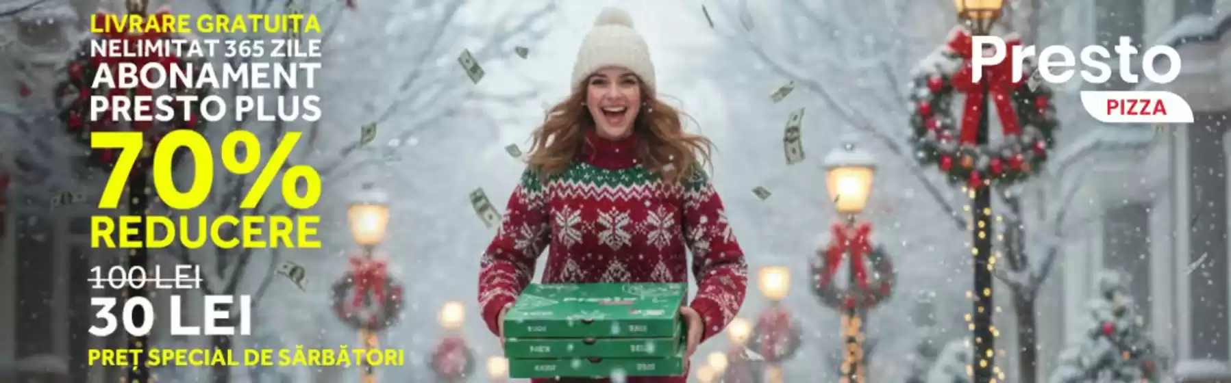 Catalog Presto Pizza București | Presto Pizza catalog | 2025-12-22T00:00:00.000Z - 2026-01-05T00:00:00.000Z