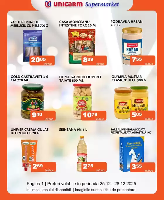 Catalog Unicarm Ploiești | Promoție de weekend | 2025-12-25T00:00:00.000Z - 2025-12-28T00:00:00.000Z