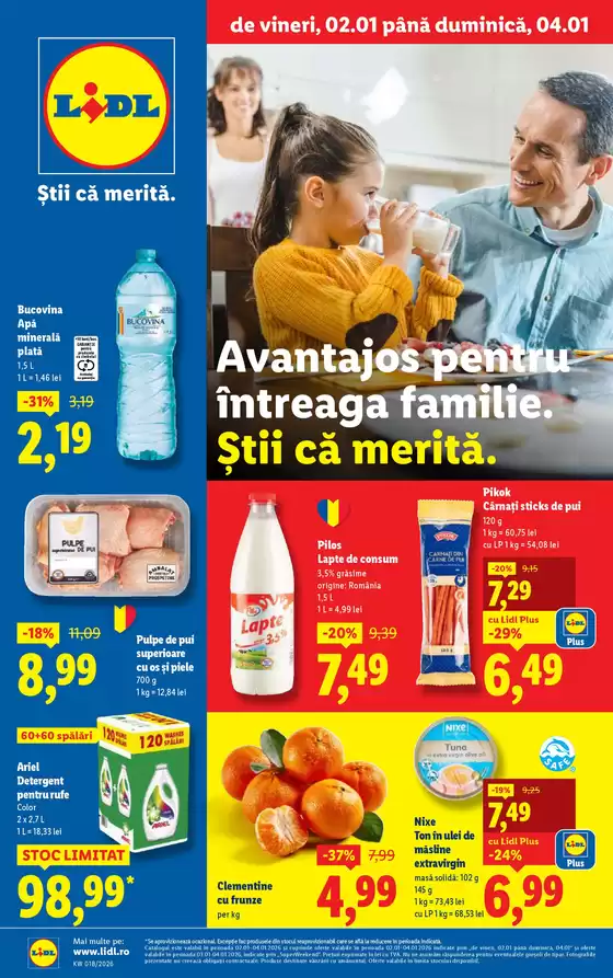 Catalog Lidl Otopeni | pentru perioada 02.01-04.01.2026 | 2025-12-24T00:00:00.000Z - 2026-01-04T00:00:00.000Z