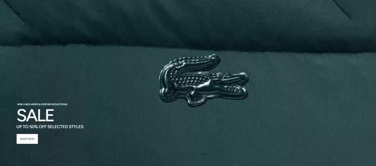 Catalog Lacoste | SALE UP TO 50% OFF | 2025-12-24T00:00:00.000Z - 2026-01-06T00:00:00.000Z