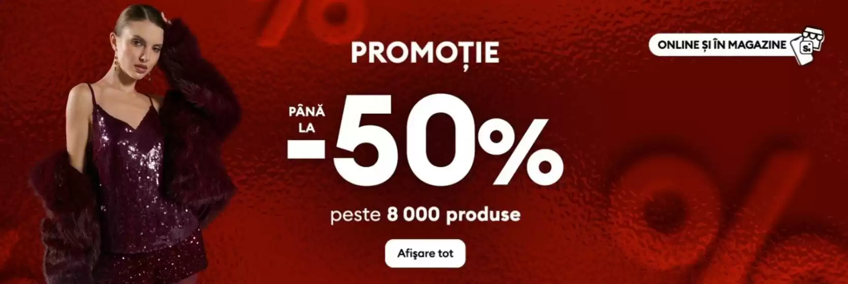 Catalog Sinsay Iași | Promoție până la -50% | 2025-12-26T00:00:00.000Z - 2026-01-08T00:00:00.000Z