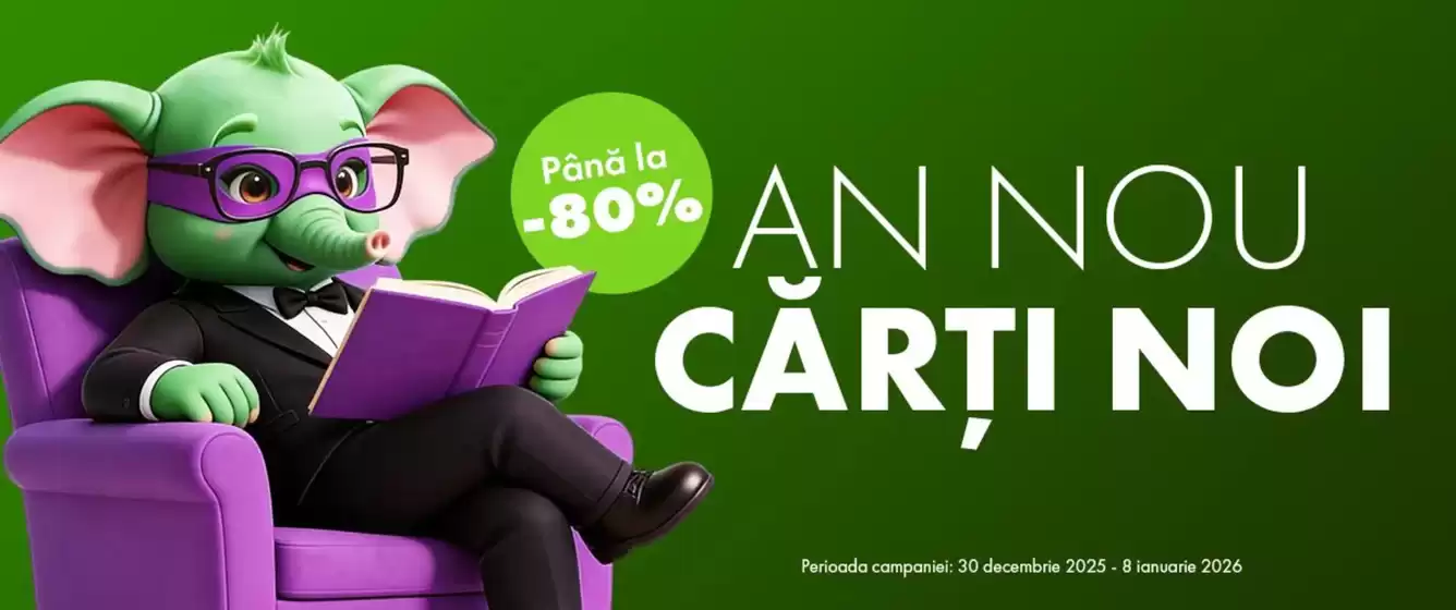 Catalog Elefant Sinaia | AN NOU CĂRȚI NOI | 2025-12-30T00:00:00.000Z - 2026-01-08T00:00:00.000Z