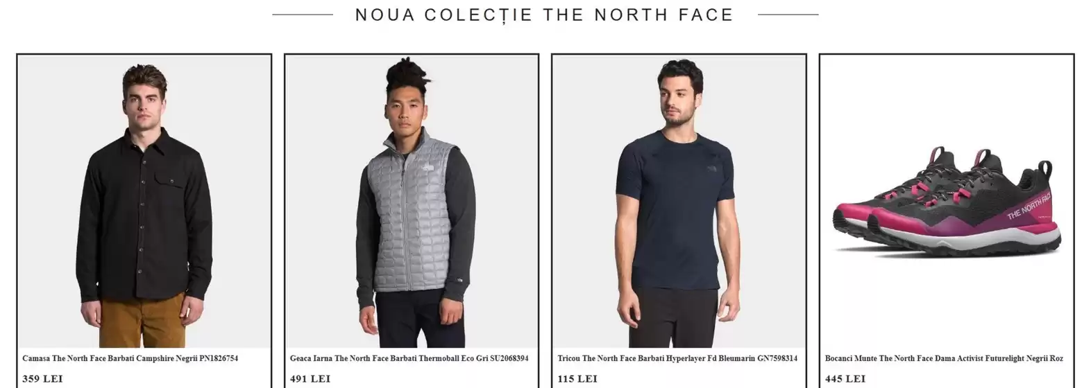 Catalog The North Face București | The North Face catalog | 2025-12-30T00:00:00.000Z - 2026-01-12T00:00:00.000Z