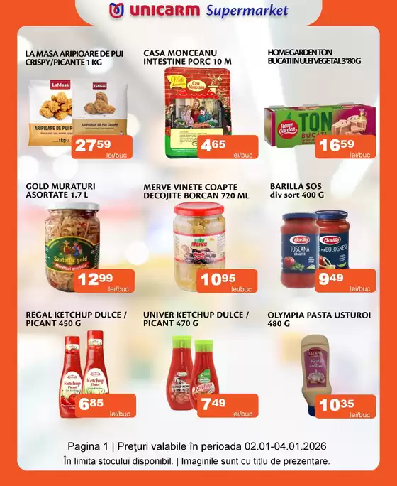 Catalog Unicarm | Promoție de weekend | 2026-01-02T00:00:00.000Z - 2026-01-04T00:00:00.000Z