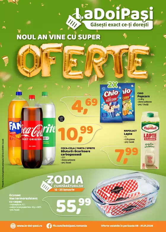 Catalog La Doi Pasi București | Oferta La Doi Pasi | 2026-01-08T00:00:00.000Z - 2026-01-31T00:00:00.000Z