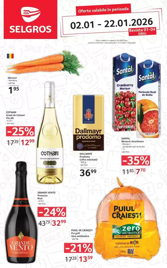 Catalog Selgros București | OFERTE SELGROS SIBIU | 2026-01-02T00:00:00.000Z - 2026-01-22T00:00:00.000Z
