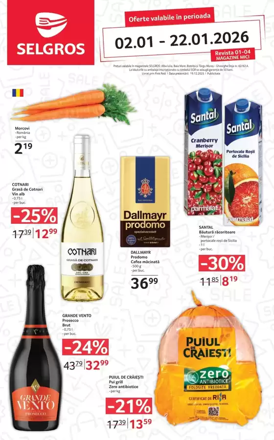 Catalog Selgros București | MAGAZINE MICI | 2026-01-02T00:00:00.000Z - 2026-01-16T00:00:00.000Z