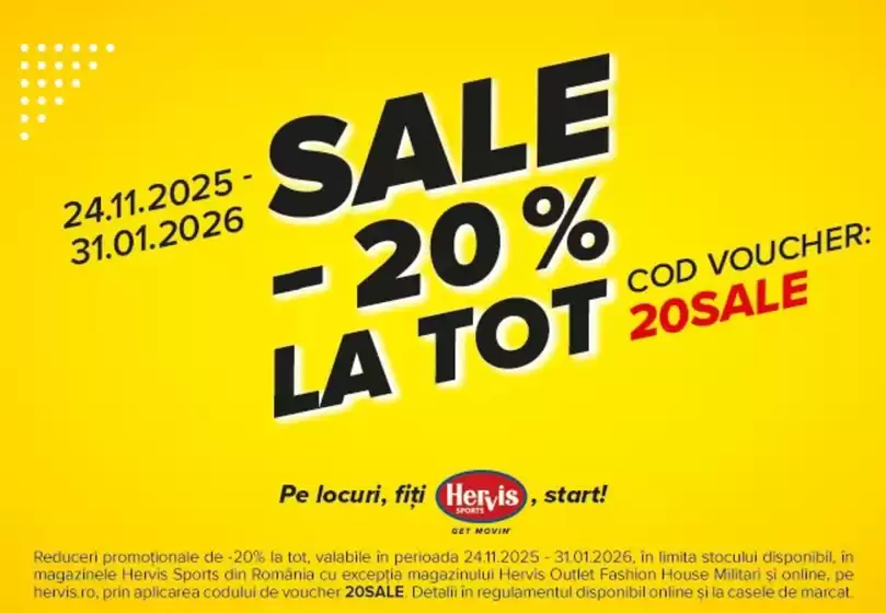 Catalog Hervis Ineu | START reducerilor de iarnă la Hervis! | 2026-01-05T00:00:00.000Z - 2026-01-31T00:00:00.000Z