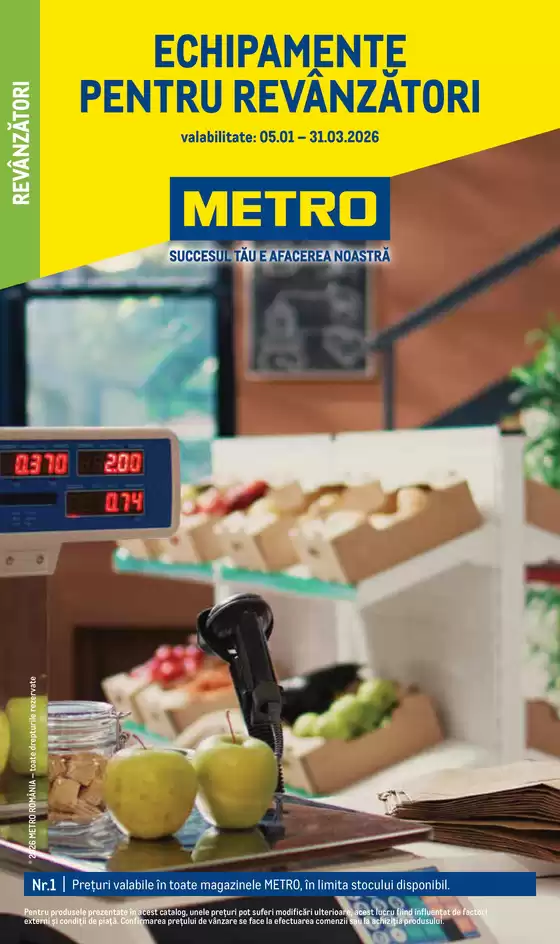 Catalog Metro Mioveni | Echipamente pentru magazinul tău | 2026-01-05T00:00:00.000Z - 2026-03-31T00:00:00.000Z