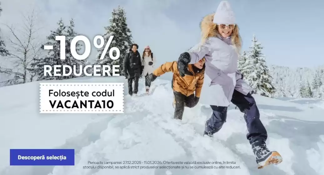 Catalog Decathlon Mioveni | -10% REDUCERE | 2026-01-06T00:00:00.000Z - 2026-01-11T00:00:00.000Z