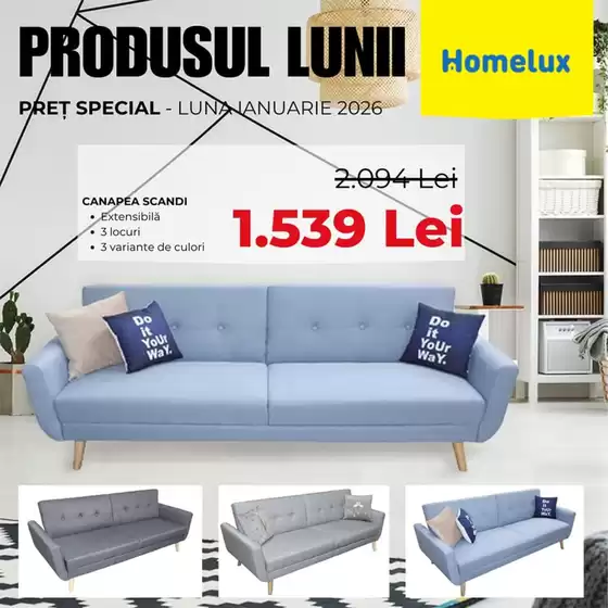 Catalog Homelux |  PRODUSUL LUNII | 2026-01-06T00:00:00.000Z - 2026-01-31T00:00:00.000Z