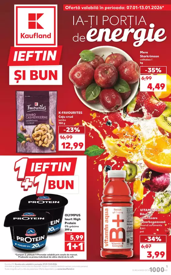 Catalog Kaufland Constanța | Ieftin Și Bun, Ia-ți Porția De Energie | 2026-01-07T00:00:00.000Z - 2026-01-13T00:00:00.000Z