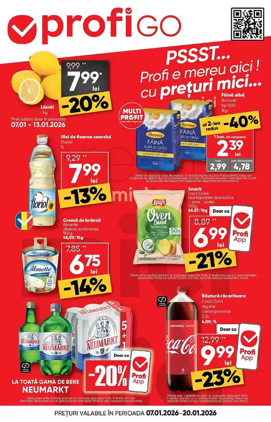 Catalog PROFI Bacău | Revista Profi Go | 2026-01-07T00:00:00.000Z - 2026-01-20T00:00:00.000Z