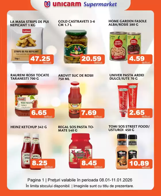 Catalog Unicarm Pitești | Promoție de weekend | 2026-01-08T00:00:00.000Z - 2026-01-11T00:00:00.000Z