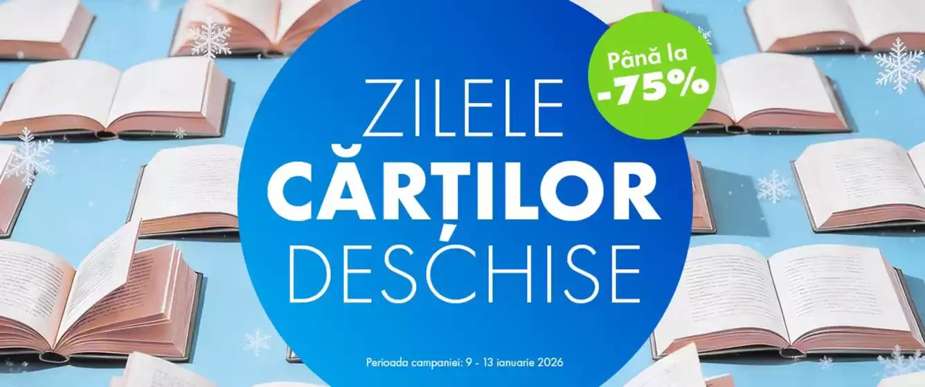 Catalog Elefant Cluj-Napoca | ZILELE -75% CĂRTILOR DESCHISE | 2026-01-09T00:00:00.000Z - 2026-01-13T00:00:00.000Z