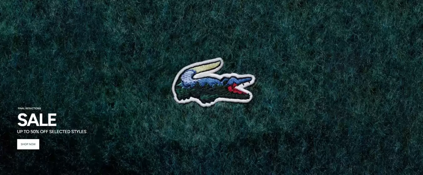 Catalog Lacoste Iași | SALE UP TO 50% OFF | 2026-01-21T00:00:00.000Z - 2026-02-03T00:00:00.000Z