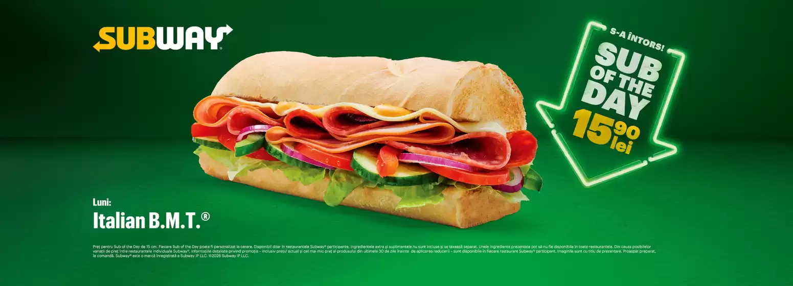 Catalog Subway Râmnicu Vâlcea | Subway Oferte | 2026-02-02T00:00:00.000Z - 2026-02-28T00:00:00.000Z