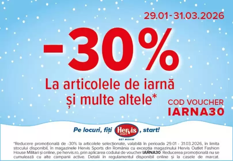 Catalog Hervis Voluntari | Hervis Promoții | 2026-02-02T00:00:00.000Z - 2026-03-31T00:00:00.000Z