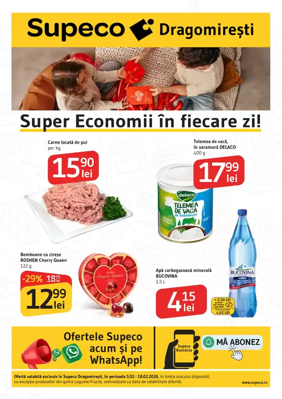 Catalog Supeco Timișoara | Cele mai bune oferte pentru dumneavoastră | 2026-02-05T00:00:00.000Z - 2026-02-18T00:00:00.000Z