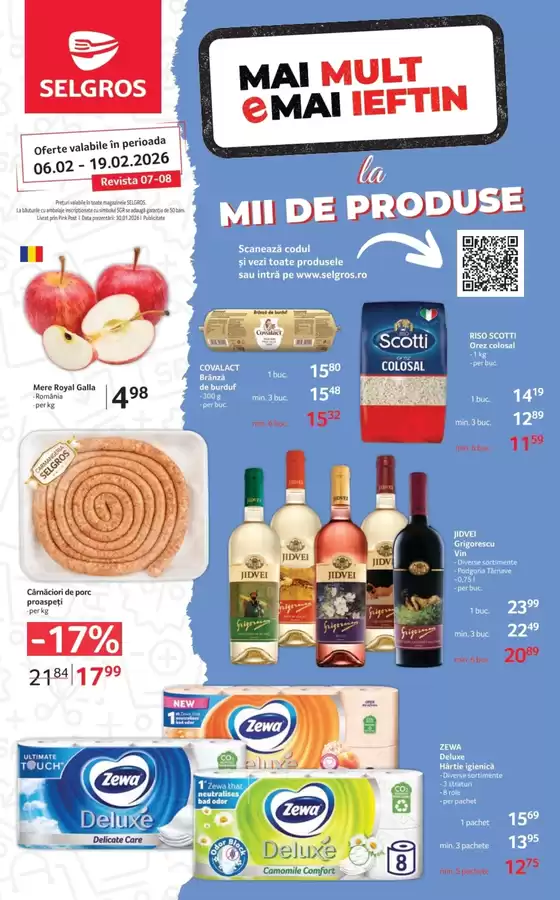 Catalog Selgros Botoșani | MAGAZINE MICI | 2026-02-06T00:00:00.000Z - 2026-02-19T00:00:00.000Z