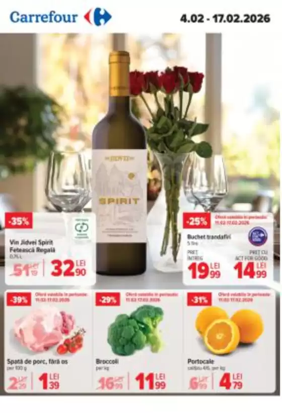 Catalog Carrefour Petroșani | Oferte pentru vânătorii de chilipiruri | 2026-02-04T00:00:00.000Z - 2026-02-17T00:00:00.000Z