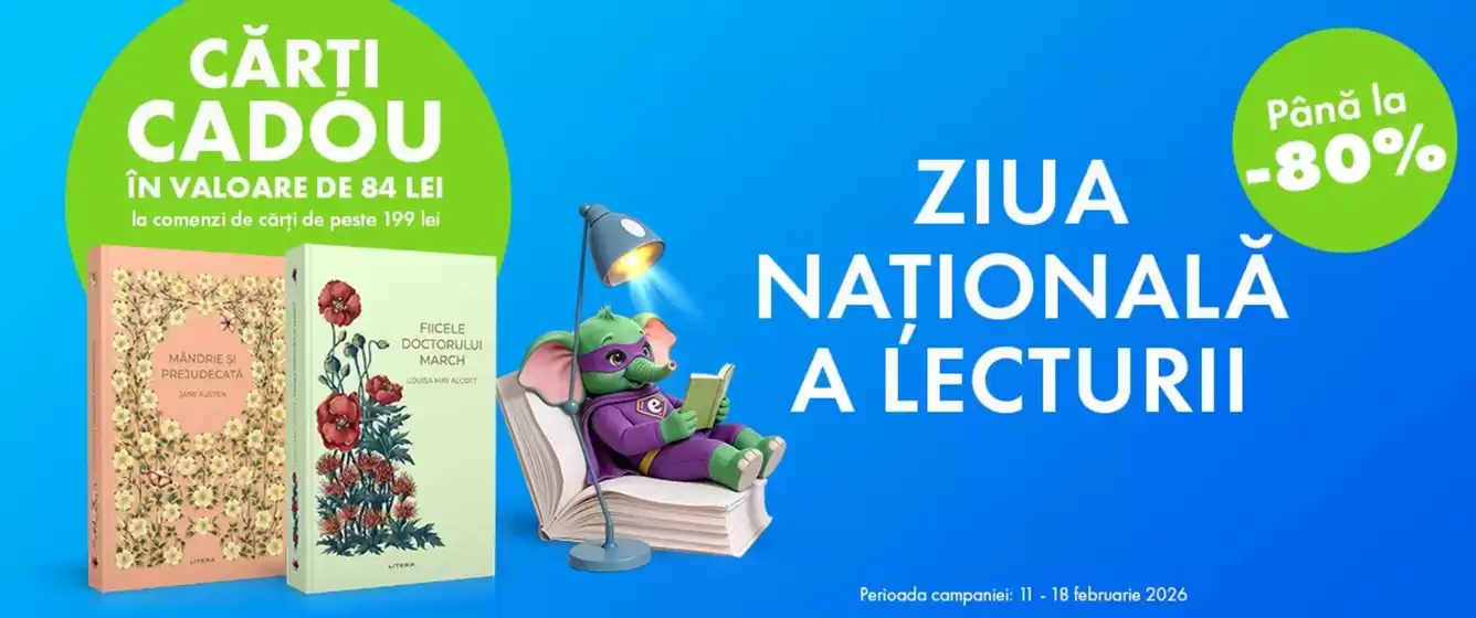 Catalog Elefant Măgurele | ZIUA NATIONALĂ A LECTURII | 2026-02-11T00:00:00.000Z - 2026-02-18T00:00:00.000Z