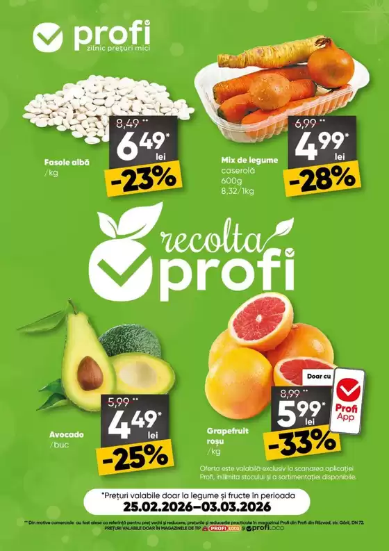 Catalog PROFI Slatina | Revista Fresh Profi Loco Nou Saptamana 2 | 2026-02-25T00:00:00.000Z - 2026-03-03T00:00:00.000Z