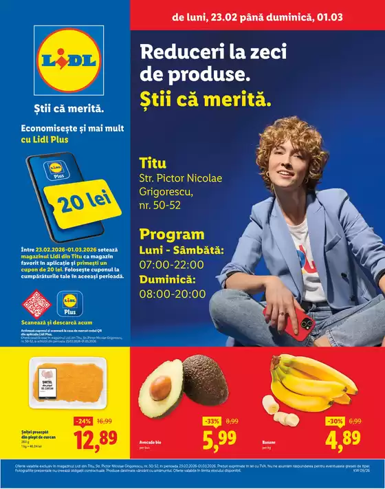 Catalog Lidl Constanța | de luni, 23.02 până duminică, 01.03 | 2026-02-23T00:00:00.000Z - 2026-03-01T00:00:00.000Z