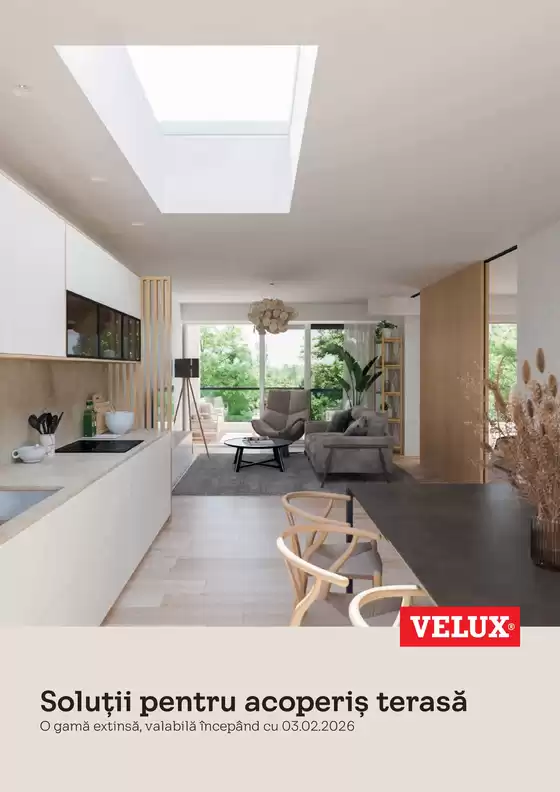 Catalog Velux | Soluții pentru acoperiș terasă | 2026-02-27T00:00:00.000Z - 2026-05-14T00:00:00.000Z