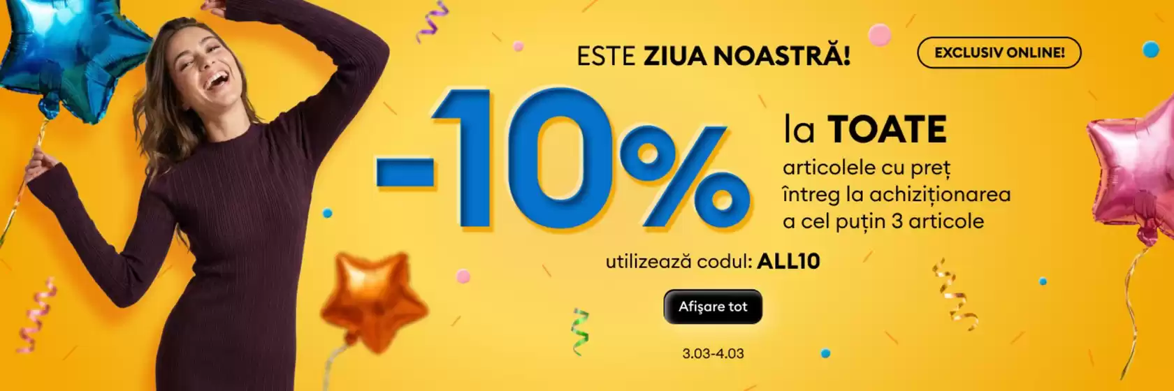 Catalog Sinsay Cluj-Napoca | ESTE ZIUA NOASTRĂ! -10% | 2026-03-03T00:00:00.000Z - 2026-03-04T00:00:00.000Z