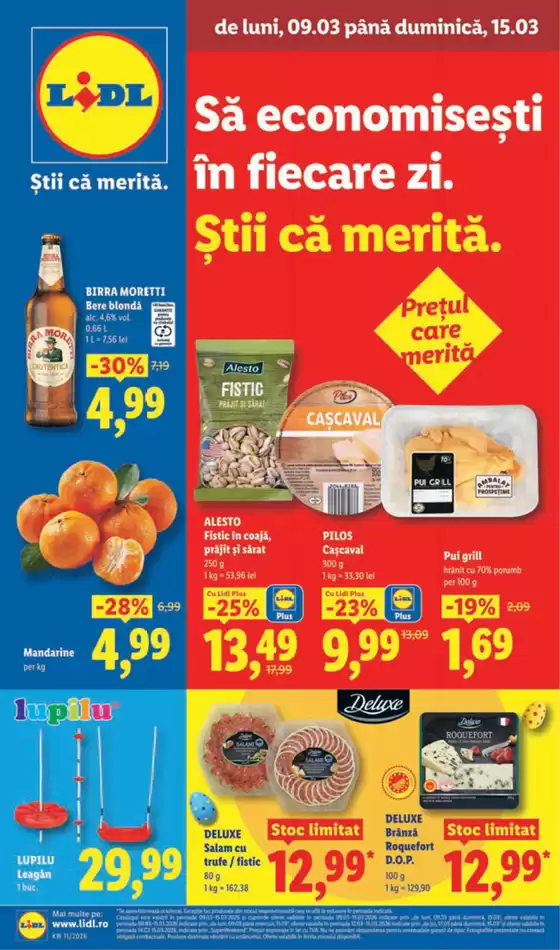 Catalog Lidl Ploiești | de luni, 09.03 până duminică, 15.03 | 2026-03-04T00:00:00.000Z - 2026-03-15T00:00:00.000Z