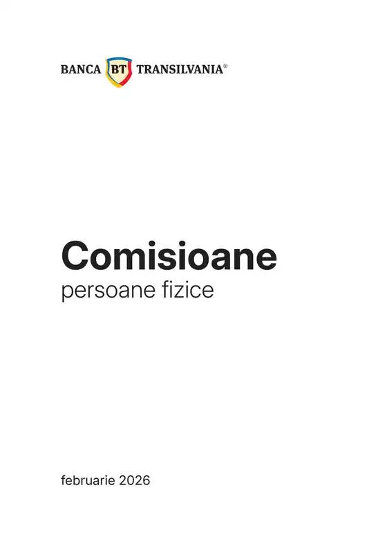 Catalog Banca Transilvania Brăila | Comisioane persoane fizice | 2026-03-10T00:00:00.000Z - 2026-03-23T00:00:00.000Z