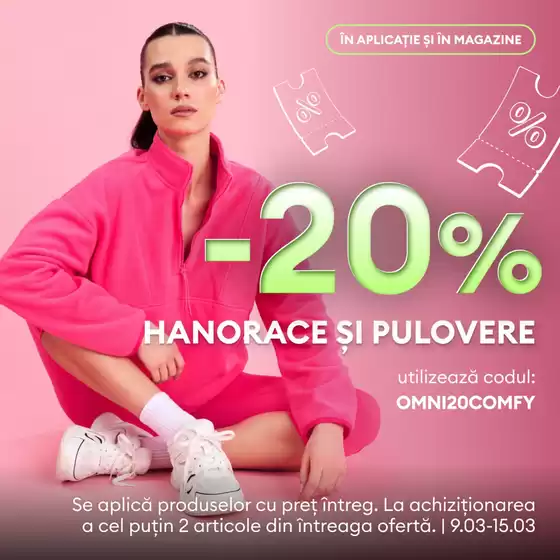 Catalog Sinsay | -20% HANORACE ȘI PULOVERE | 2026-03-10T00:00:00.000Z - 2026-03-15T00:00:00.000Z