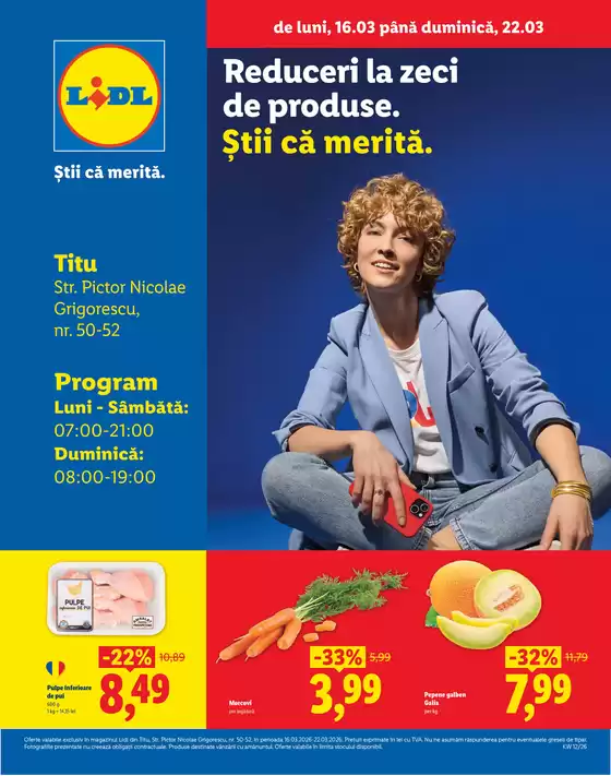 Catalog Lidl | Oferte de top pentru toți vânătorii de chilipiruri | 2026-03-11T00:00:00.000Z - 2026-03-22T00:00:00.000Z