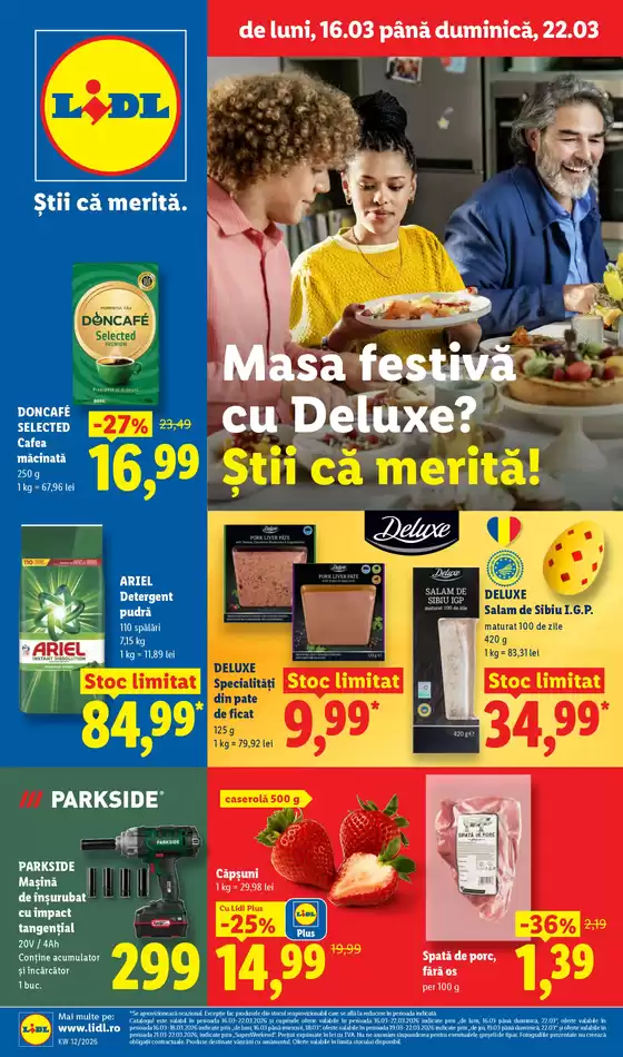 Catalog Lidl Bragadiru | Ofertă grozavă pentru vânătorii de chilipiruri | 2026-03-11T00:00:00.000Z - 2026-03-22T00:00:00.000Z