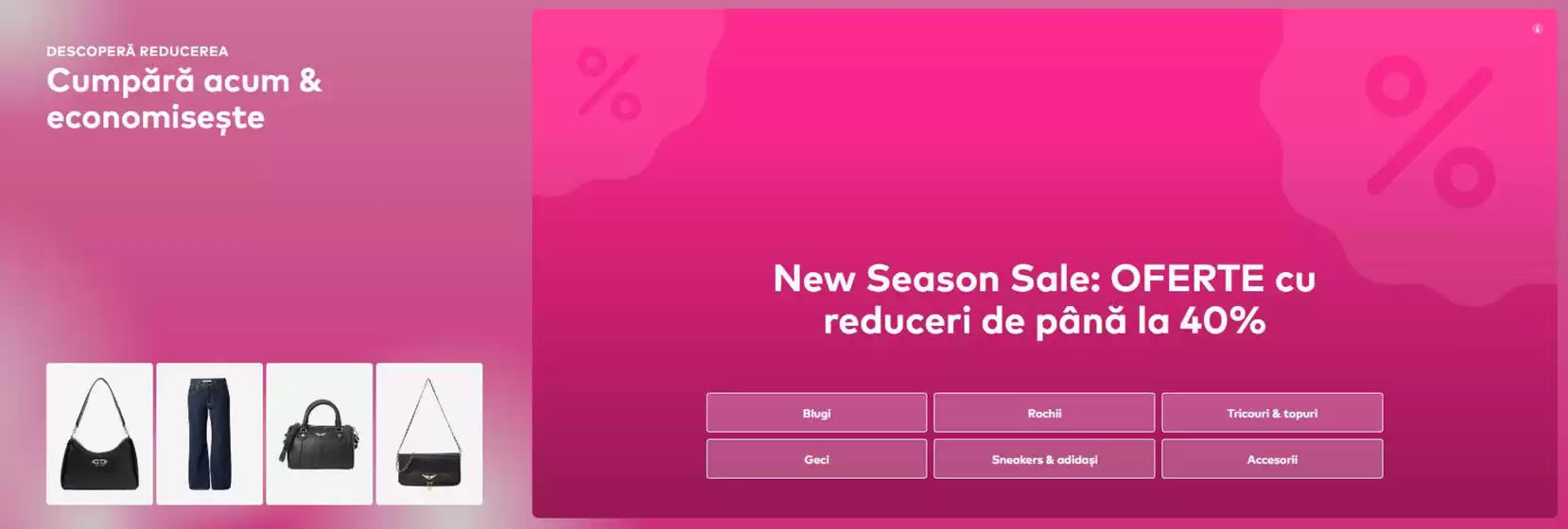 Catalog About You București | OFERTE cu reduceri de până la 40% | 2026-03-12T00:00:00.000Z - 2026-03-15T00:00:00.000Z