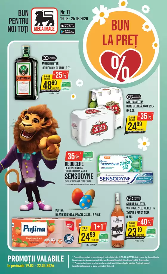 Catalog MEGA IMAGE Pecica | Oferte de top pentru toți vânătorii de chilipiruri | 2026-03-19T00:00:00.000Z - 2026-03-25T00:00:00.000Z