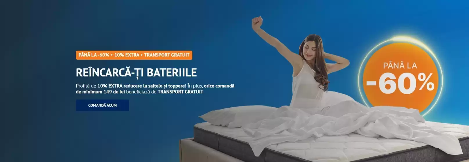 Catalog Dormeo Bacău | REÎNCARCĂ-ȚI BATERIILE | 2026-03-19T00:00:00.000Z - 2026-03-24T00:00:00.000Z