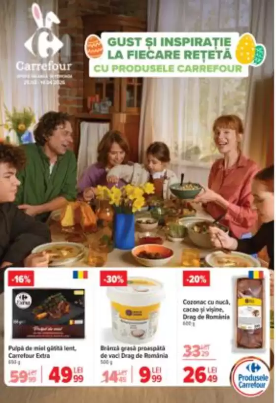 Catalog Carrefour Bucecea | Reduceri și promoții | 2026-03-25T00:00:00.000Z - 2026-04-14T00:00:00.000Z