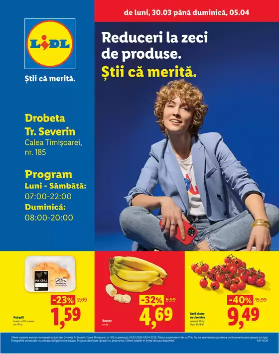 Catalog Lidl Milișăuți | Oferte de top pentru cei care economisesc | 2026-03-25T00:00:00.000Z - 2026-04-05T00:00:00.000Z