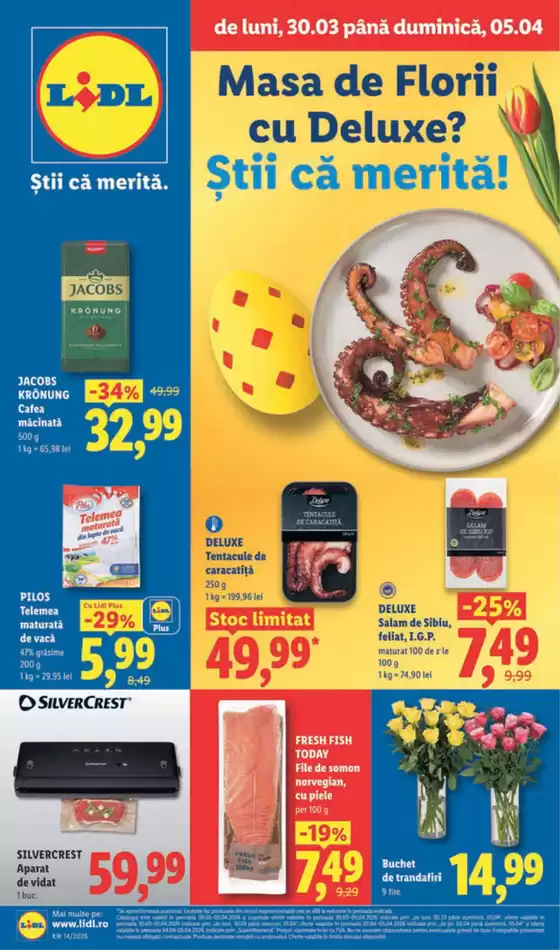 Catalog Lidl Milișăuți | Oferte și promoții actuale | 2026-03-25T00:00:00.000Z - 2026-04-05T00:00:00.000Z