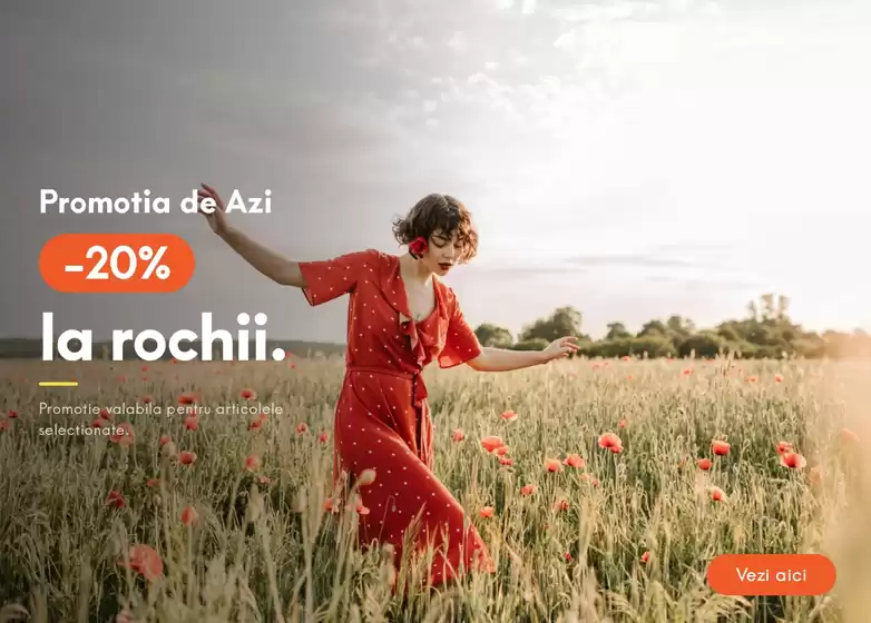 Catalog Miniprix Cajvana | Promotia de Azi -20% la rochii | 2026-03-25T00:00:00.000Z - 2026-03-25T00:00:00.000Z