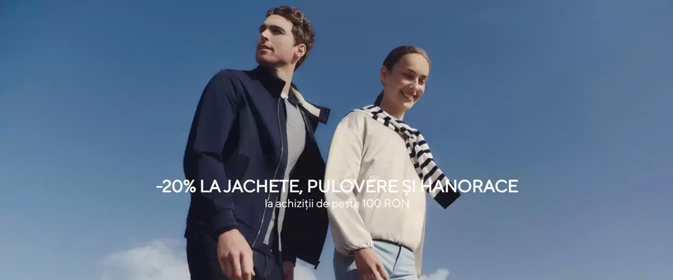 Catalog Tom Tailor Timișoara | -20% LA JACHETE, PULOVERE ŞI HANORACE | 2026-03-25T00:00:00.000Z - 2026-04-07T00:00:00.000Z
