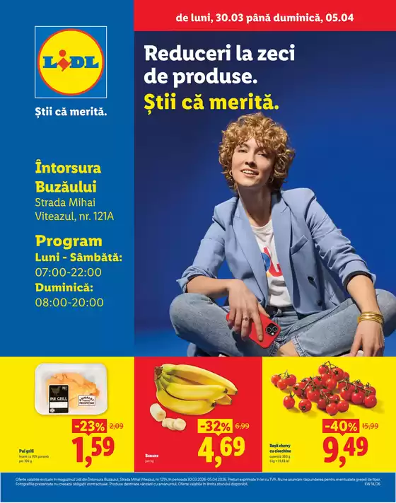 Catalog Lidl Fălticeni | de luni 30.03 până duminică 05.04 | 2026-03-30T00:00:00.000Z - 2026-04-05T00:00:00.000Z
