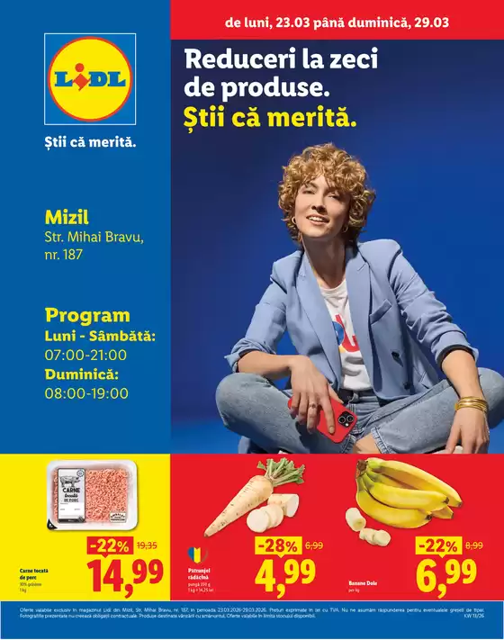 Catalog Lidl Fălticeni | de luni 23.03 până duminică 29.03 | 2026-03-23T00:00:00.000Z - 2026-03-29T00:00:00.000Z