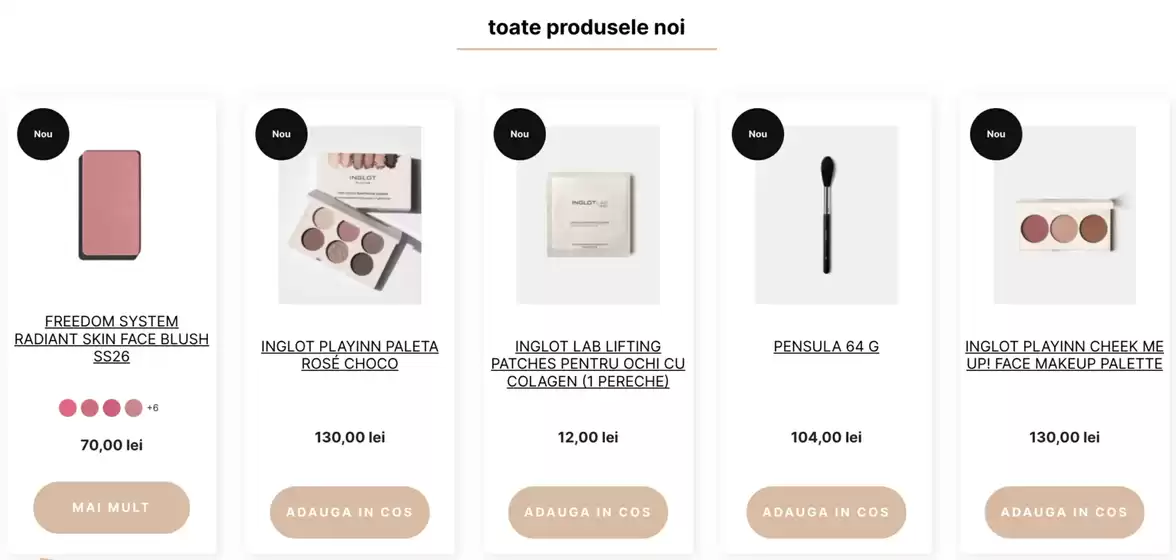 Catalog Inglot Constanța | Oferta Inglot | 2026-03-31T00:00:00.000Z - 2026-04-06T00:00:00.000Z