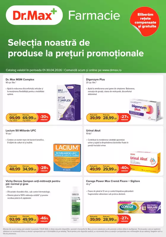 Catalog Dr.max | Drmax catalog 210x297 online | 2026-04-01T00:00:00.000Z - 2026-04-30T00:00:00.000Z